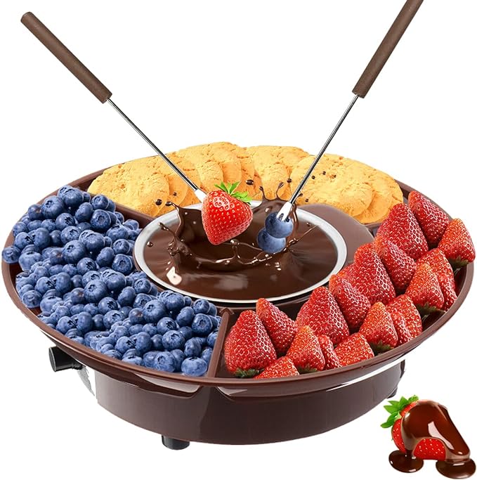 chocolate rum fondue pot
