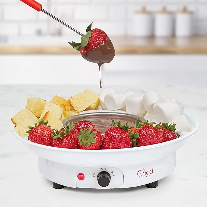 electric fondue pot for dark chocolate fondue recipe